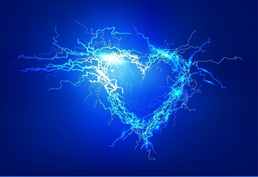 Falling in love feels electrifying.